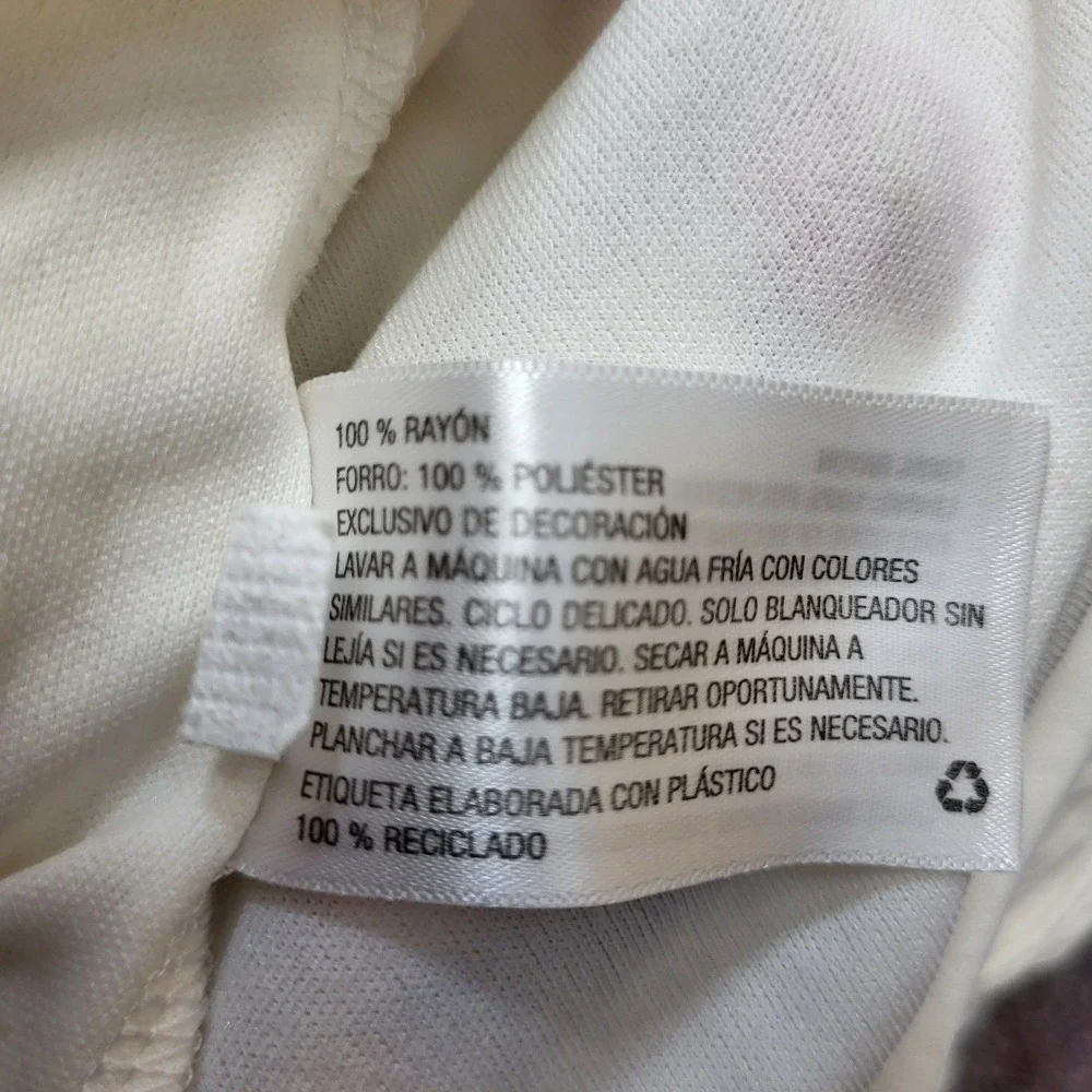 Xhilaration Maxi Dress Womens XXL Floral Embroidered Sleeveless White Multi